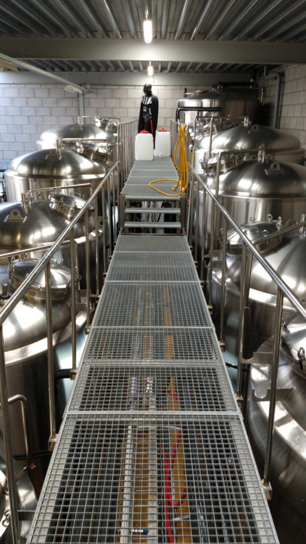 Cuve de fermentation conique