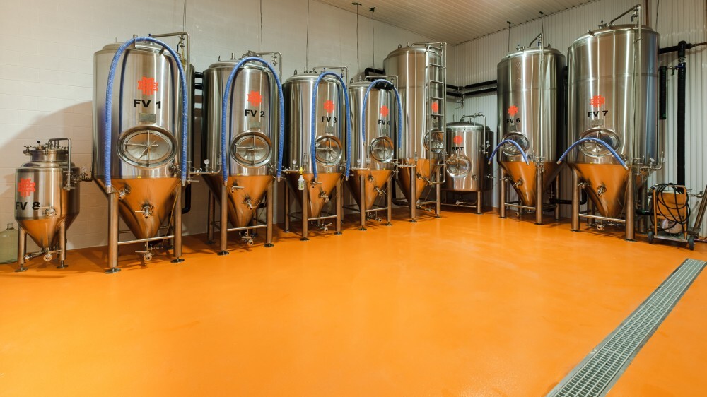 Cuve de fermentation conique