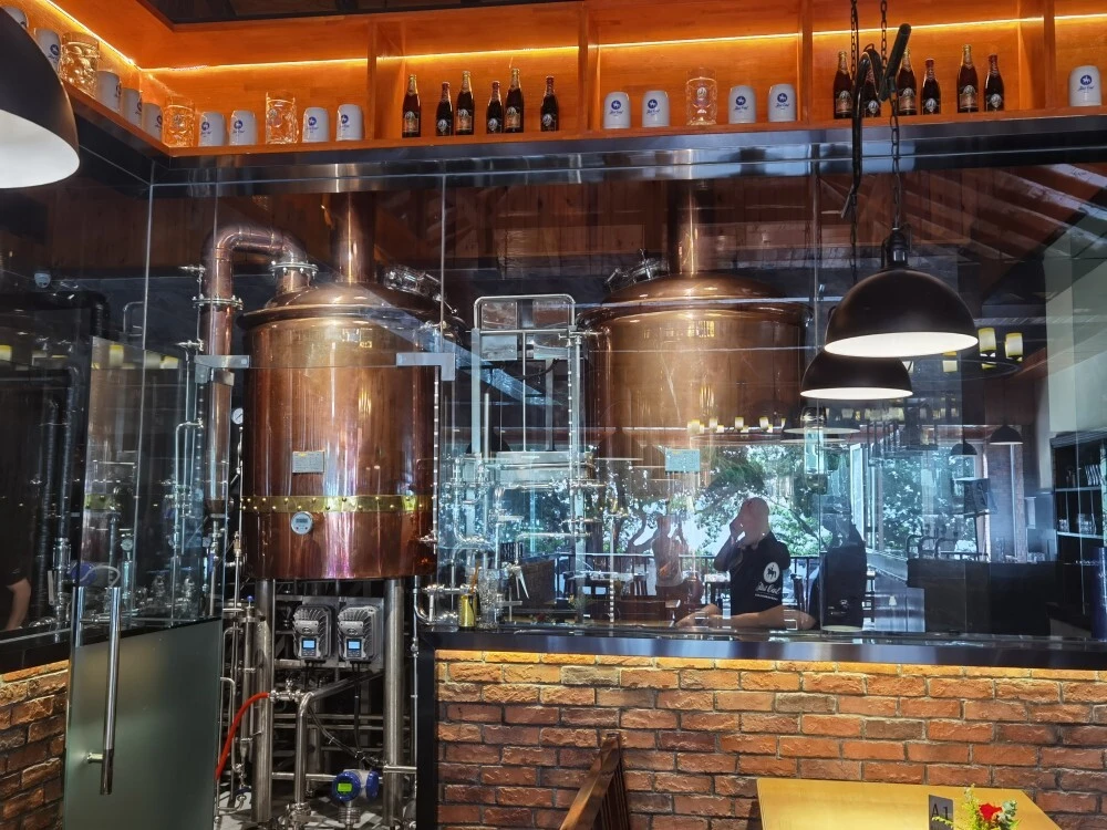 500L Copper Brewhouse 2 Tank 3 Vessel (salle de brassage en cuivre)