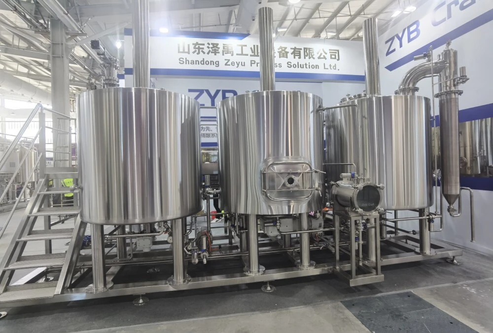 1000L 3 Vessel Brewing Equipment Fully Automatic (équipement de brassage entièrement automatique)