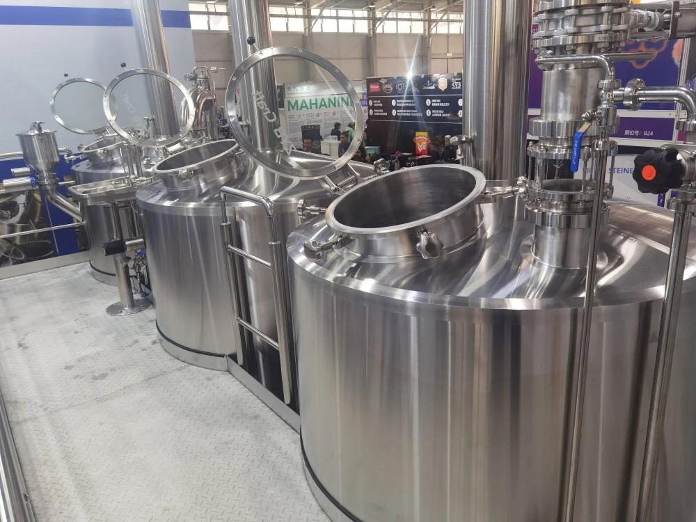 1000L 3 Vessel Brewing Equipment Fully Automatic (équipement de brassage entièrement automatique)
