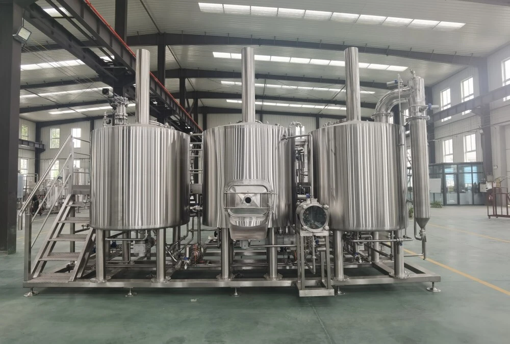 1000L 3 Vessel Brewing Equipment Fully Automatic (équipement de brassage entièrement automatique)