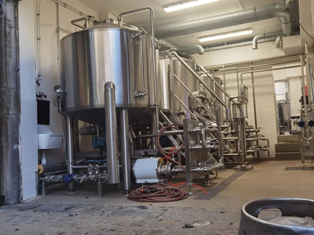 Salle de brassage 500L 3 cuves