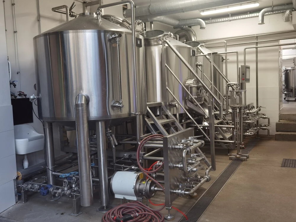 Salle de brassage 500L 3 cuves