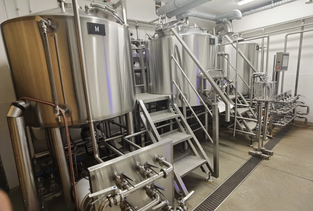Salle de brassage 500L 3 cuves