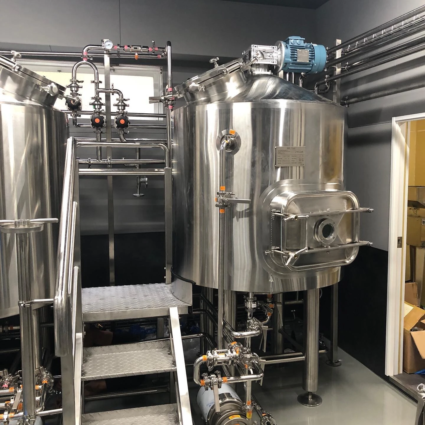 Salle de brassage 5BBL à 2 cuves