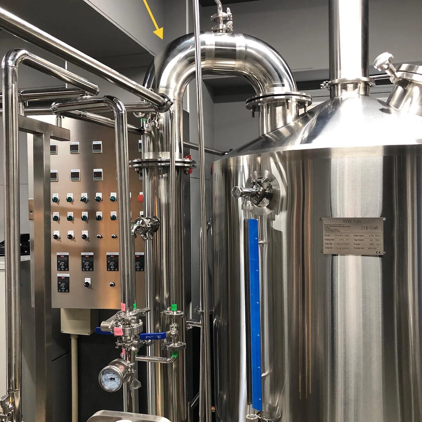Salle de brassage 5BBL à 2 cuves