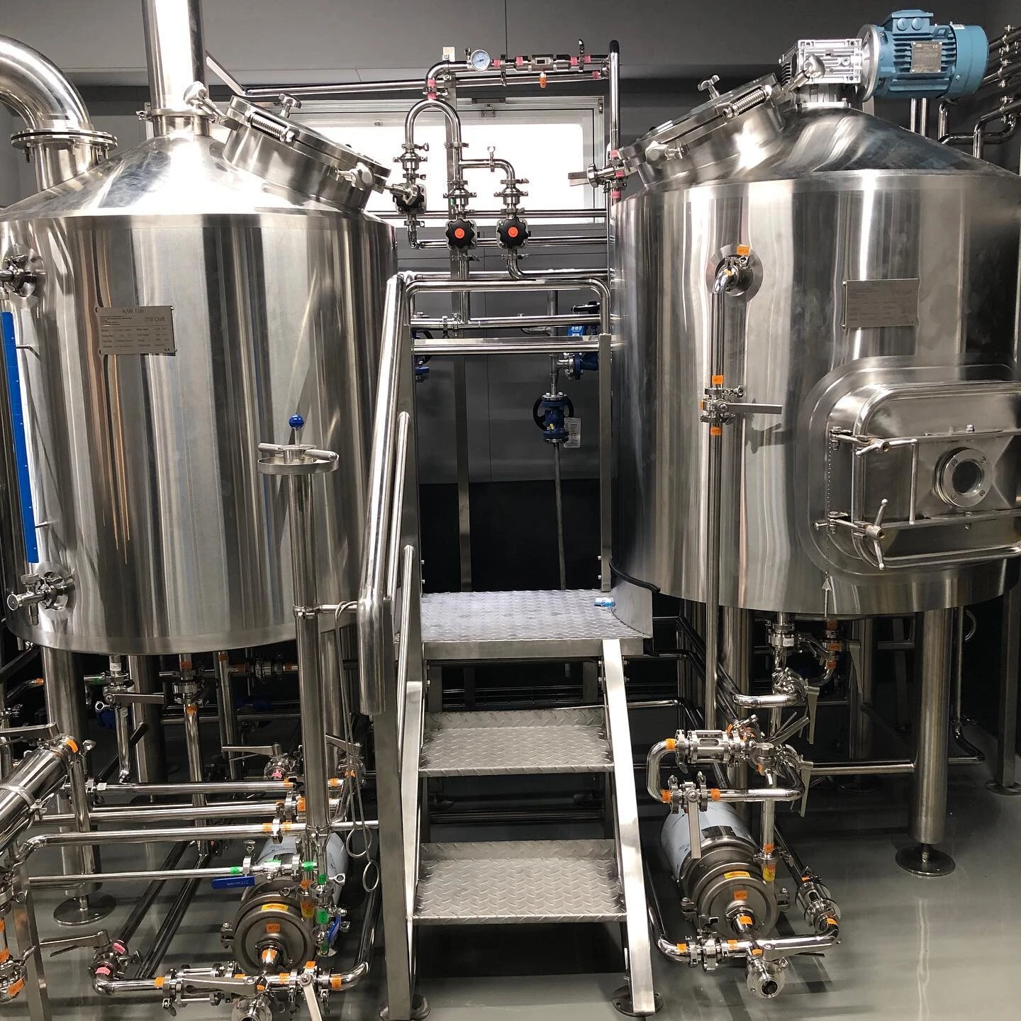 Salle de brassage 5BBL à 2 cuves