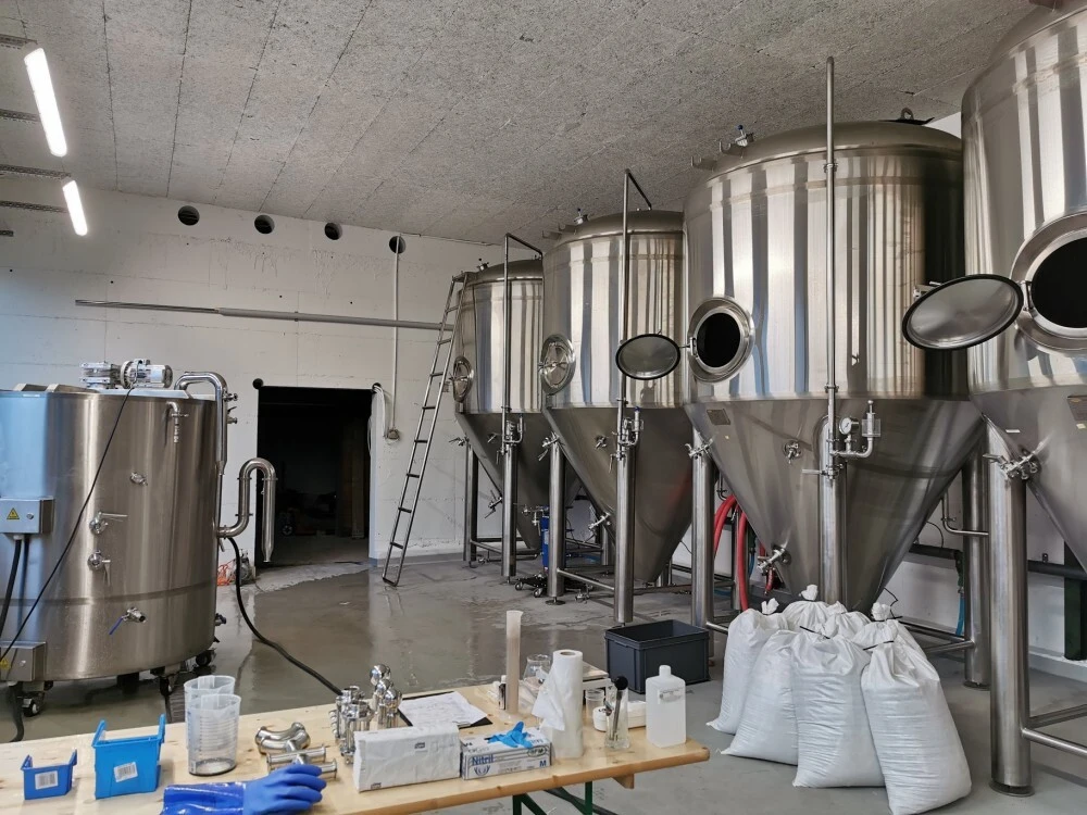 Salle de brassage de bière 1000L