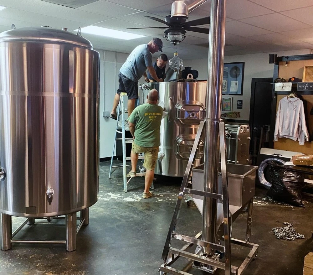 Salle de brassage de bière 1000L