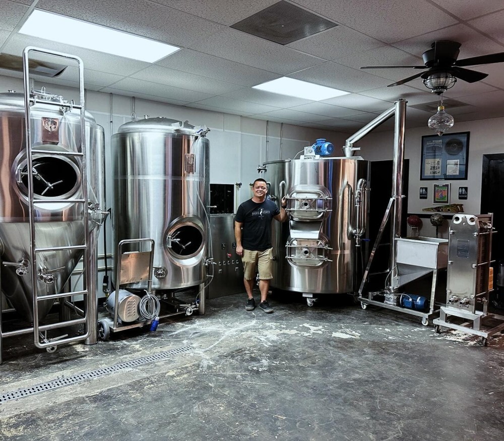Salle de brassage de bière 1000L