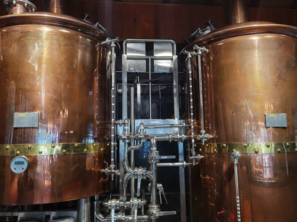 500L Kupfer Sudhaus 2 Tank 3 Gefäß
