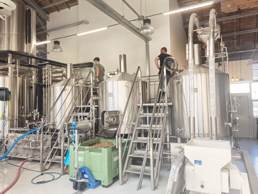 1000L Bierbrauanlage halbautomatisch gesteuert