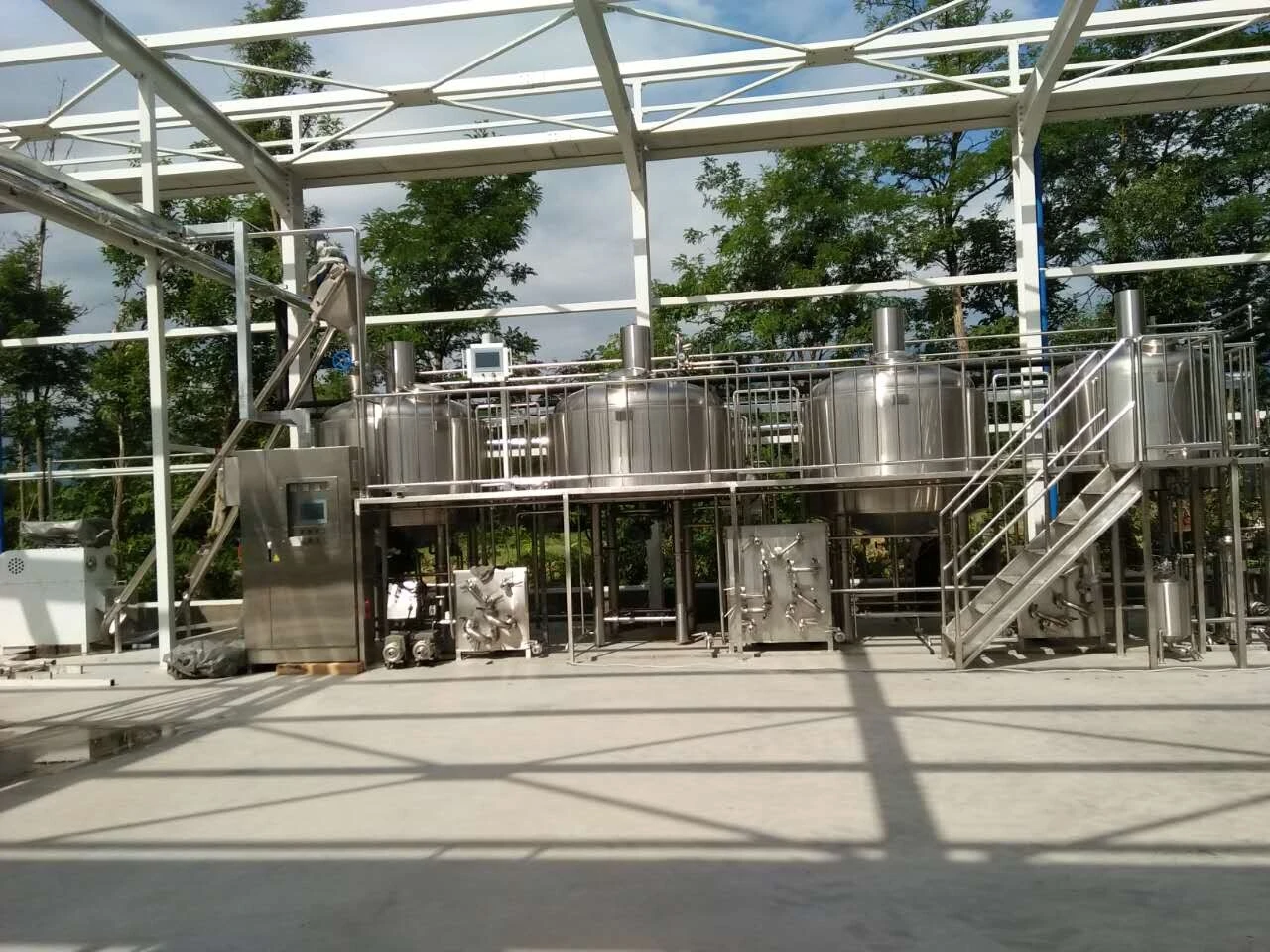 2000L Sudhaussystem halbautomatisch
