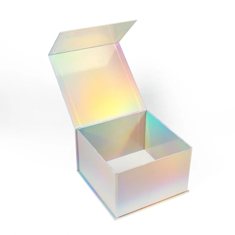 Collapsible Magnet Folding Gift Box With Magnetic Lid