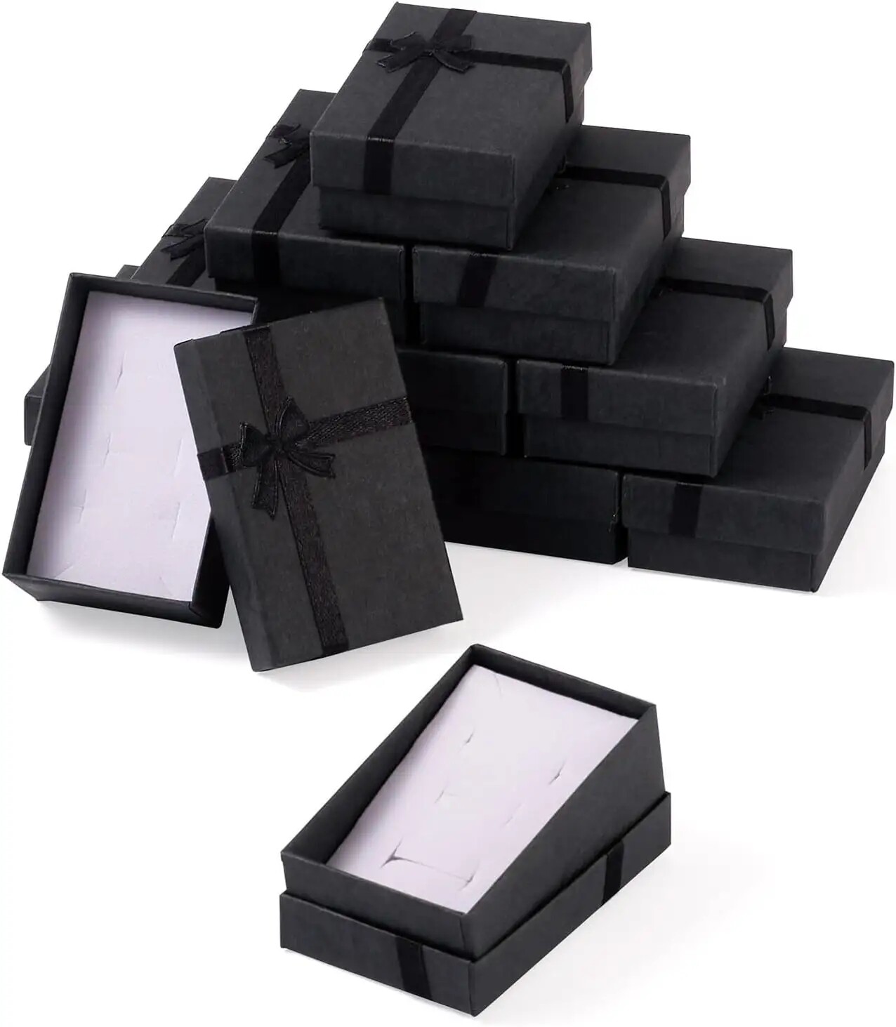 High quality luxury customized jewelry gift box packaging foldable gift box with ribbon High quality luxury customized jewelry gift box packaging foldable gift box with ribbon