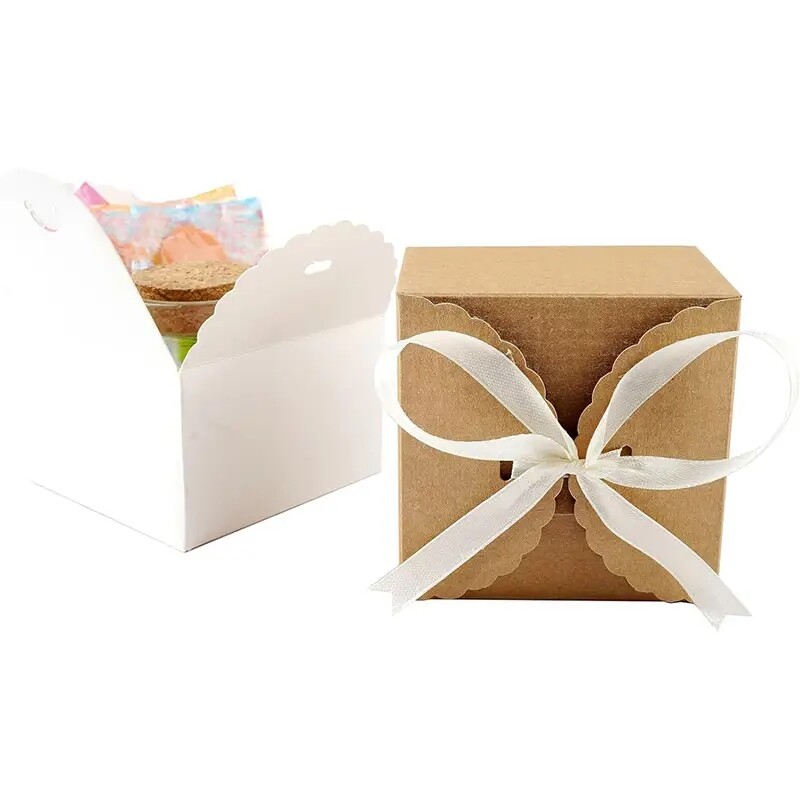 Factory customized simple compact gift box companion gift box high quality ribbon gift box