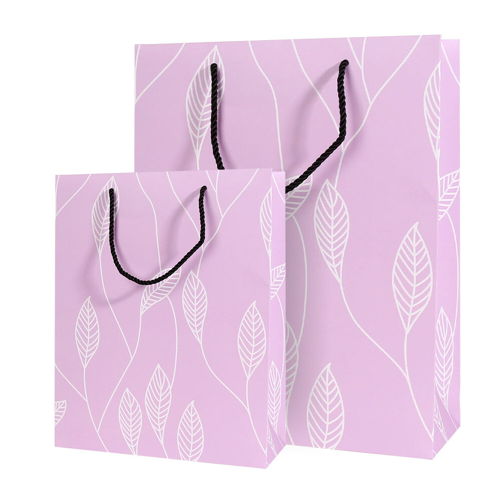 pink paper bag