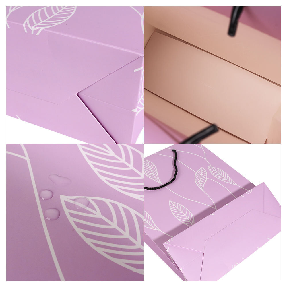 pink paper bag