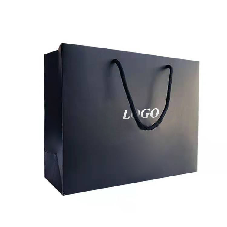 black card paper bag