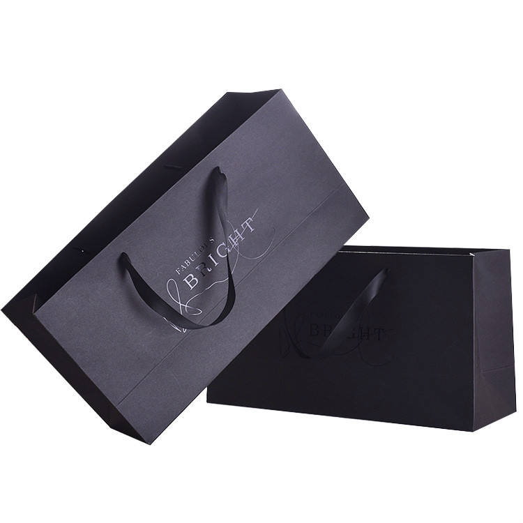 black card paper bag