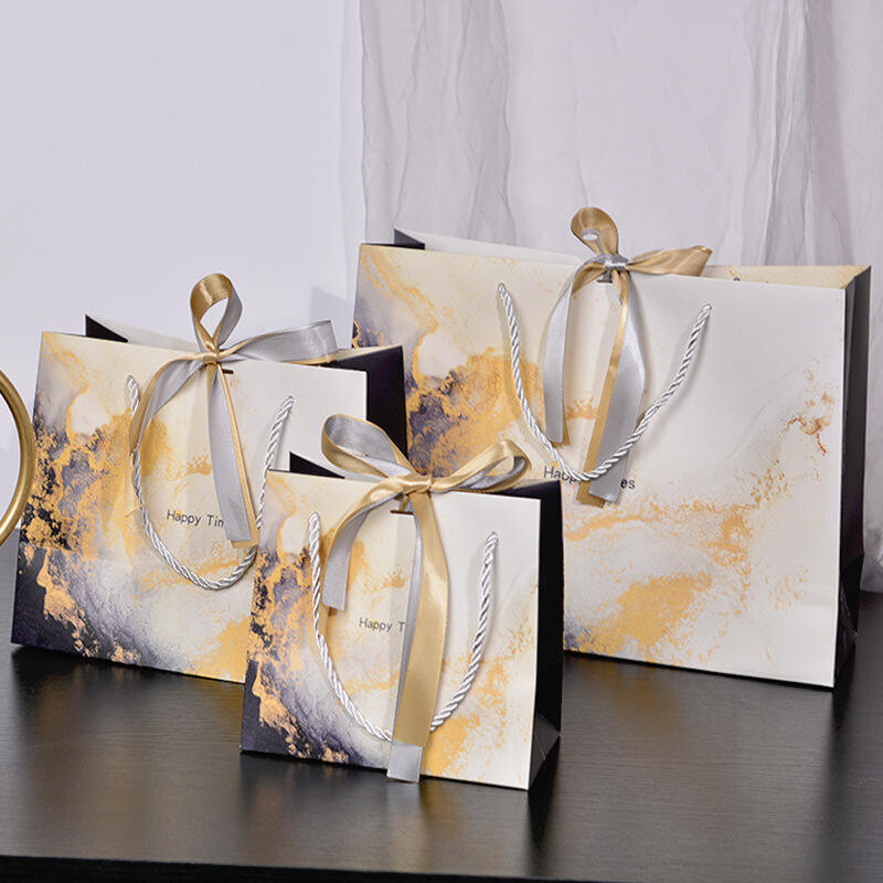 ribbon paper bag