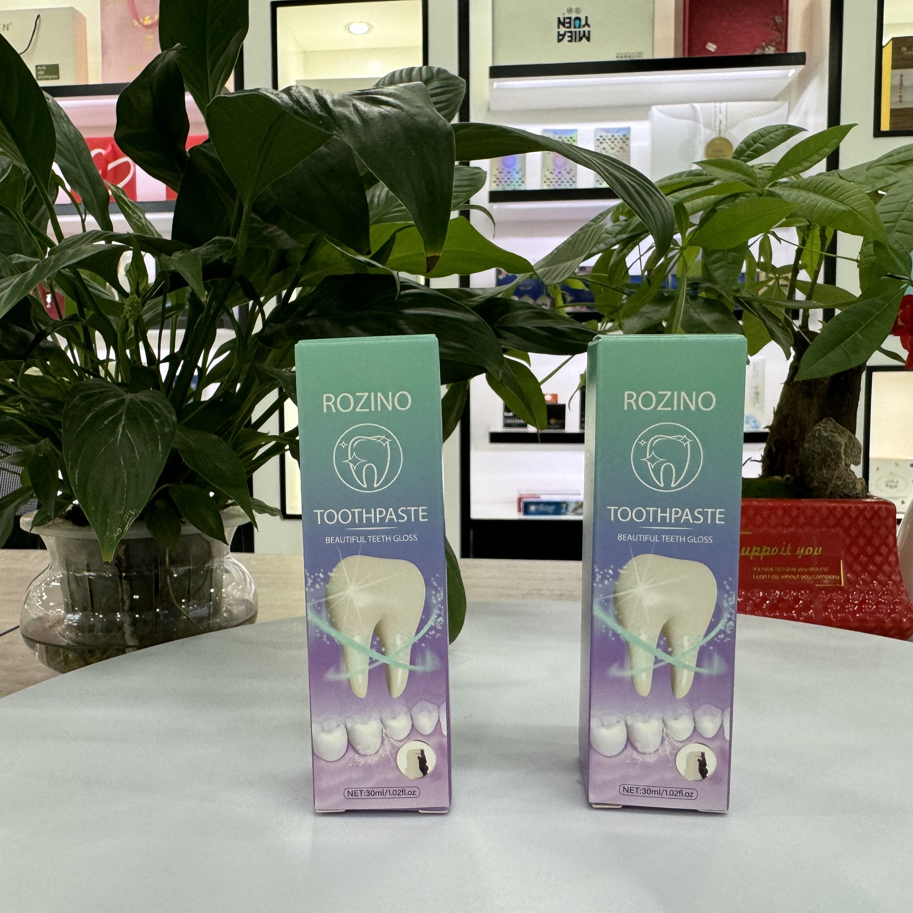 color paper box for toothpaste package