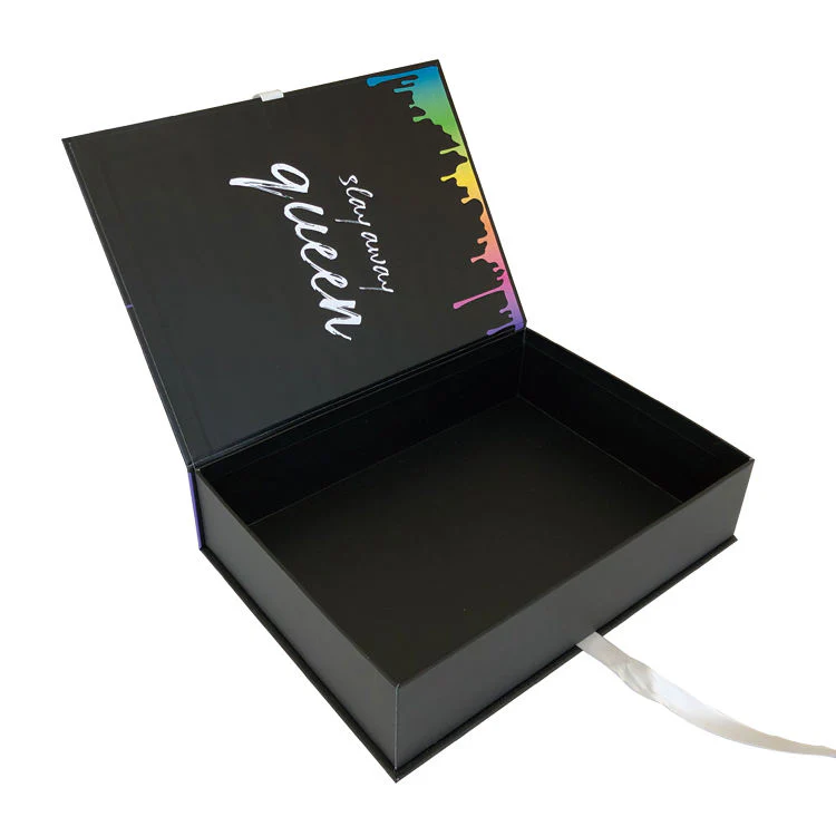 book shape customized collapsible package boxes