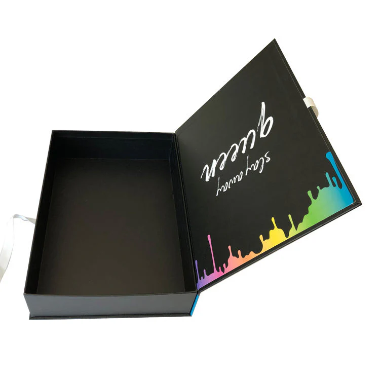 book shape customized collapsible package boxes