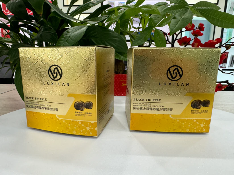 Lady Cream Skin Care Foldable Paper Box For Cosmetic