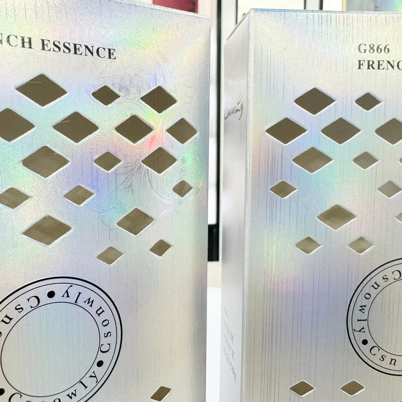 perfume packaging boxes folded paper perfume boxes Hand folded