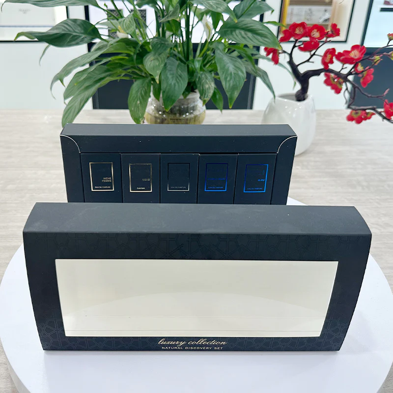 soft touch laminate paper box perfume folding box