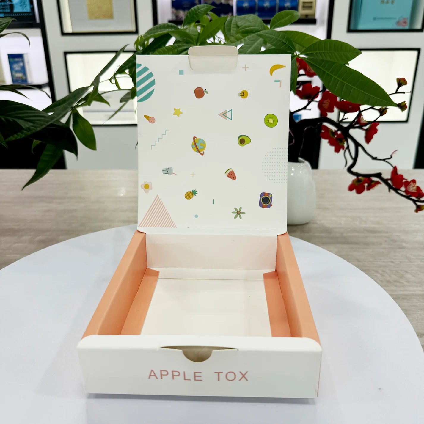 Cosmetic One-piece box Beverage Packaging box