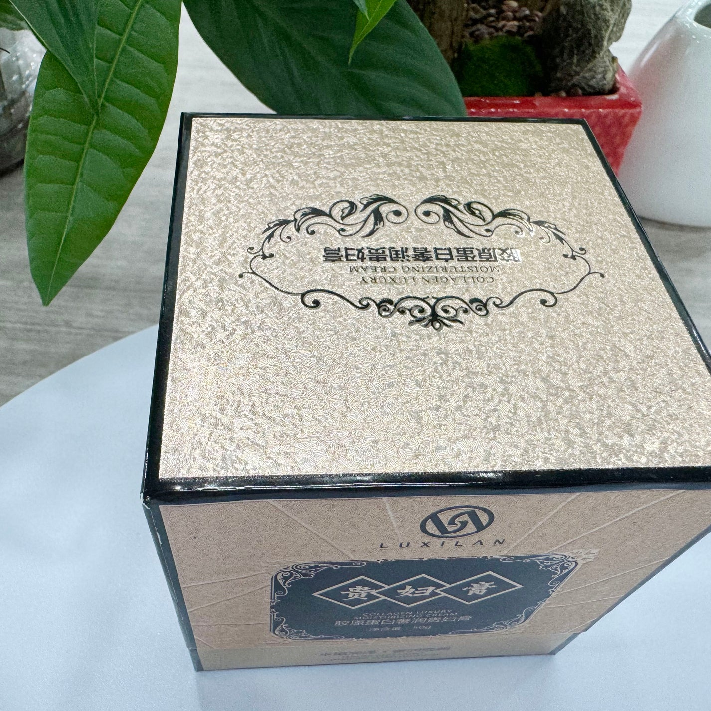 Label Lady's Moisturizer Skin Care Cream Removable Lid Paper Boxes