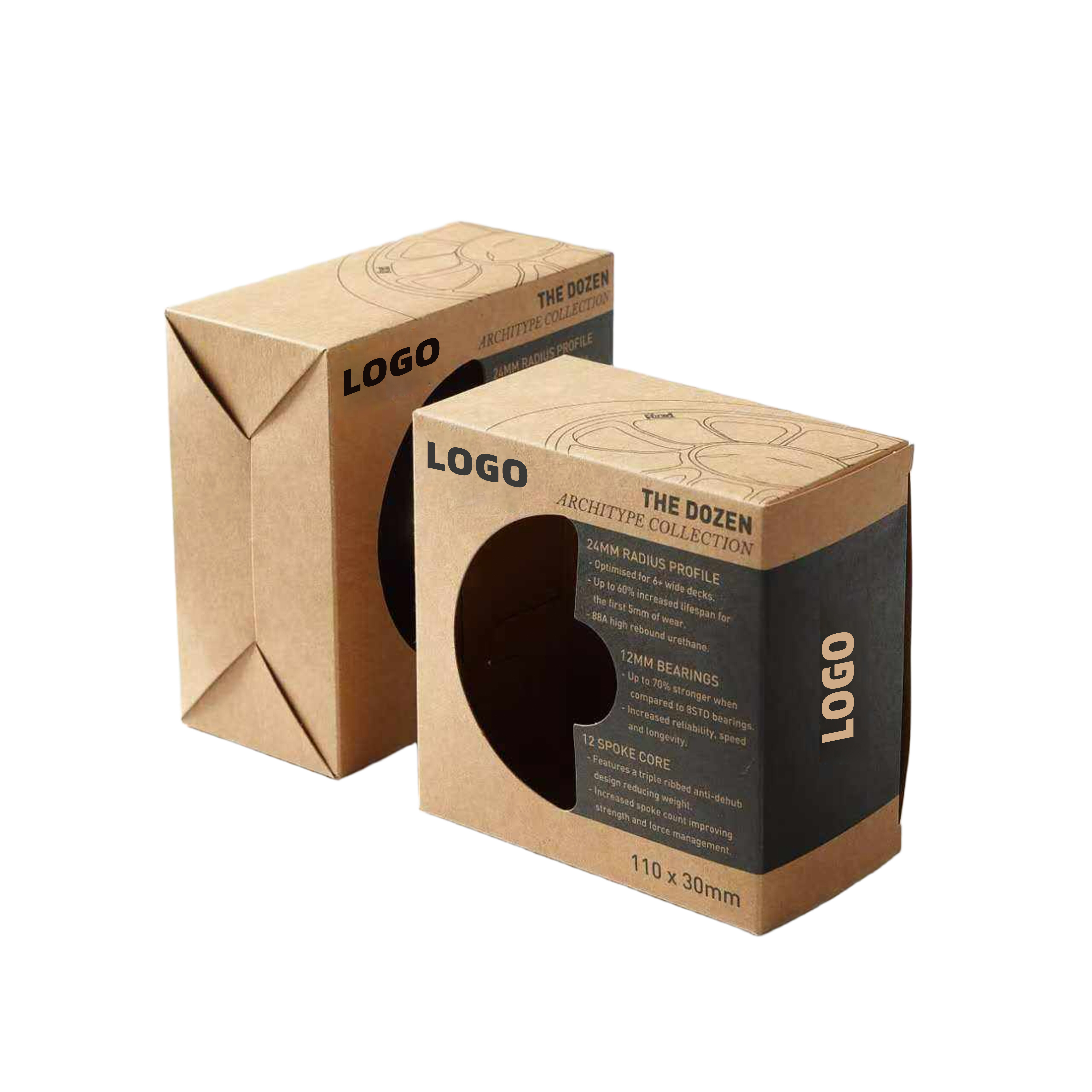 Custom Printed Kraft Paper Cardboard