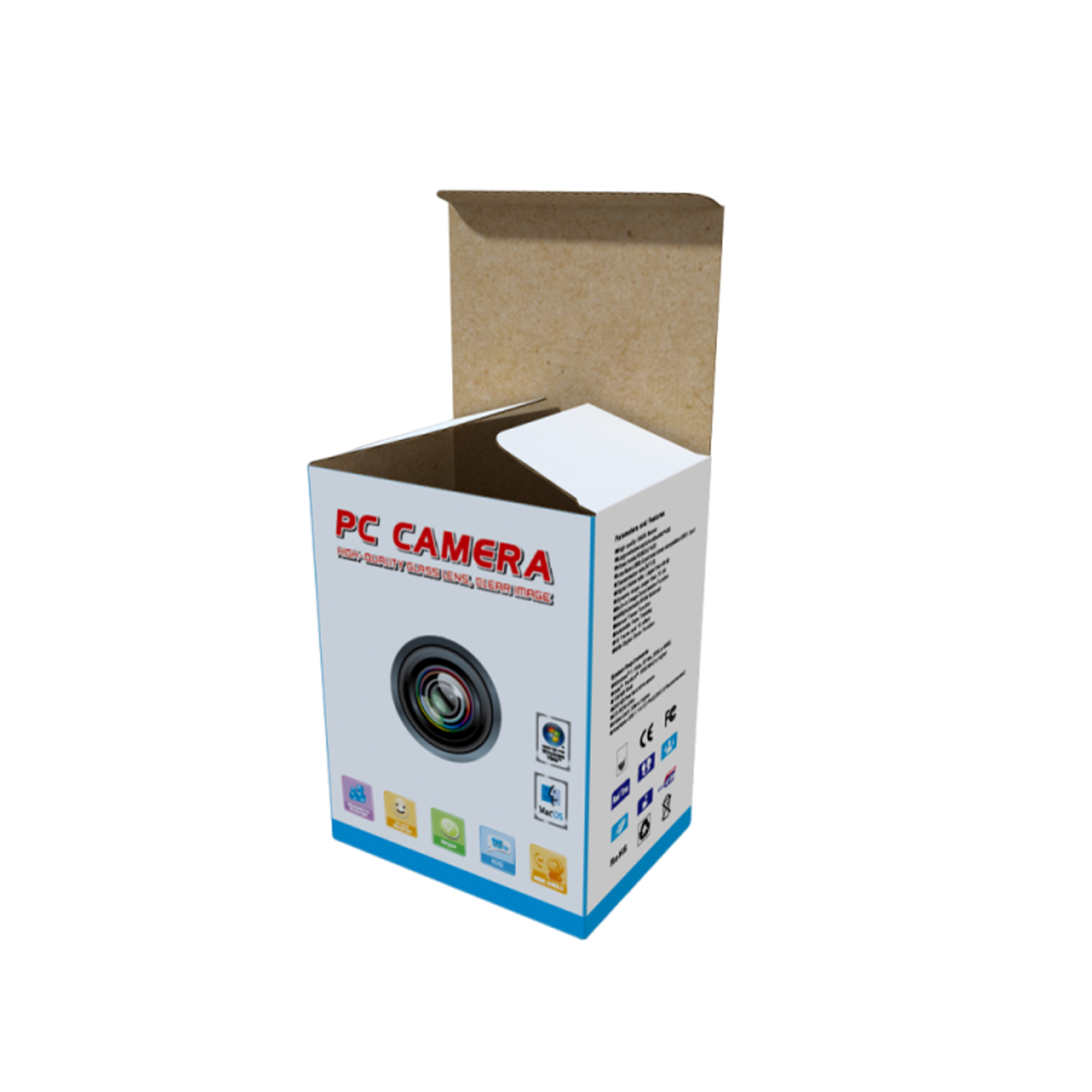 Custom Size Printed Electronic Products Packaging Shipping Carton Box