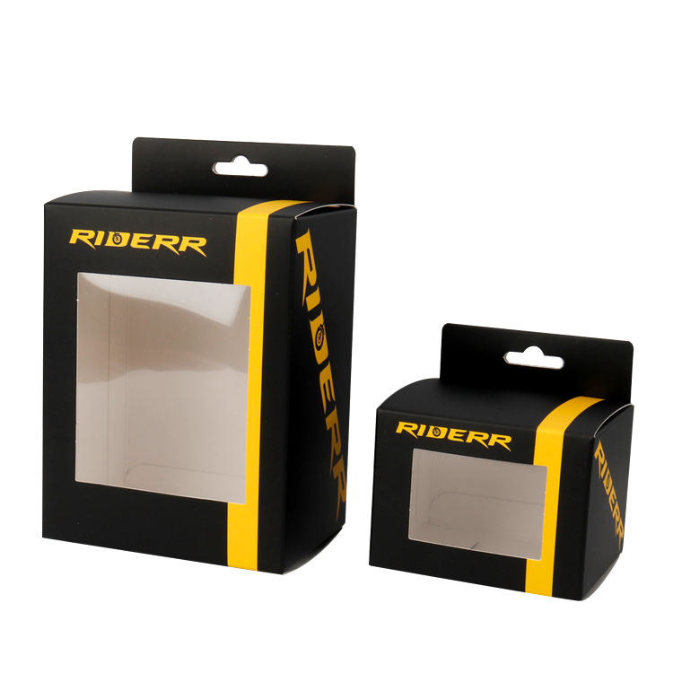 Transparent Plastic Sheet With Printed Hanging Hollow Packaging Window Paper Box