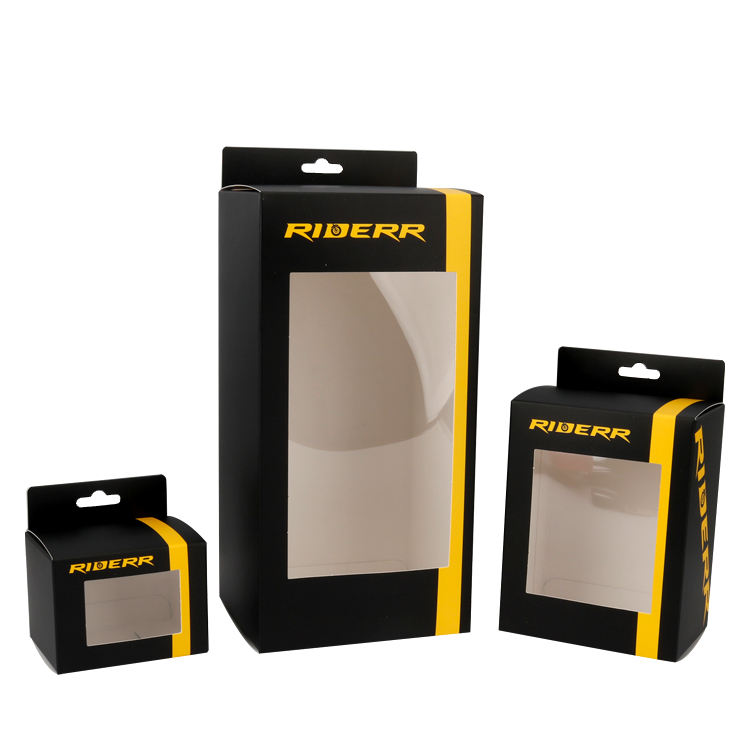 Transparent Plastic Sheet With Printed Hanging Hollow Packaging Window Paper Box