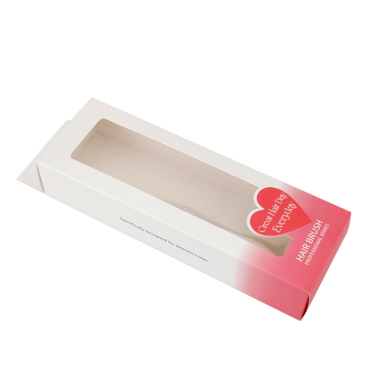 Transparent Plastic Sheet With Printed Hanging Hollow Packaging Window Paper Box