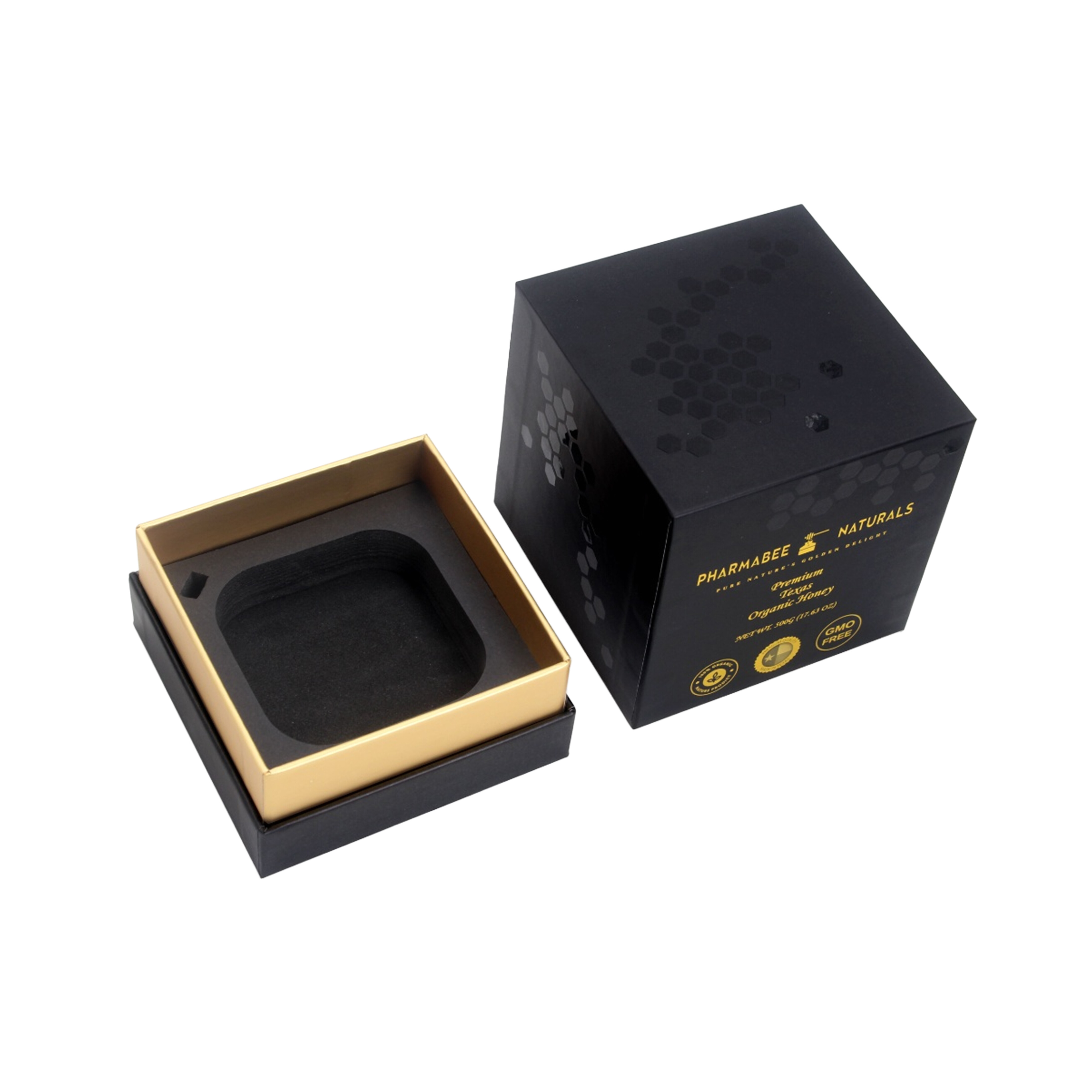 Removable Top And Lid Rigid Gift Boxes With Neck
