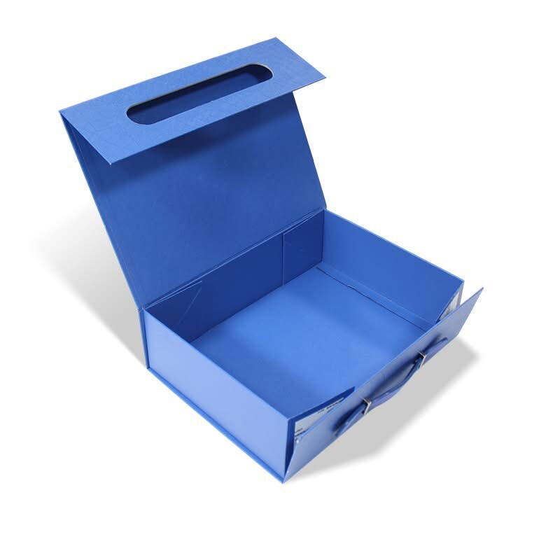 The blue folding box saves transportation space The blue folding box saves transportation space
