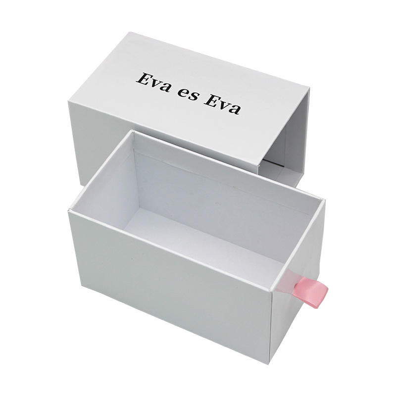 White Cardboard Paper Gift Box For Cosmetic Products