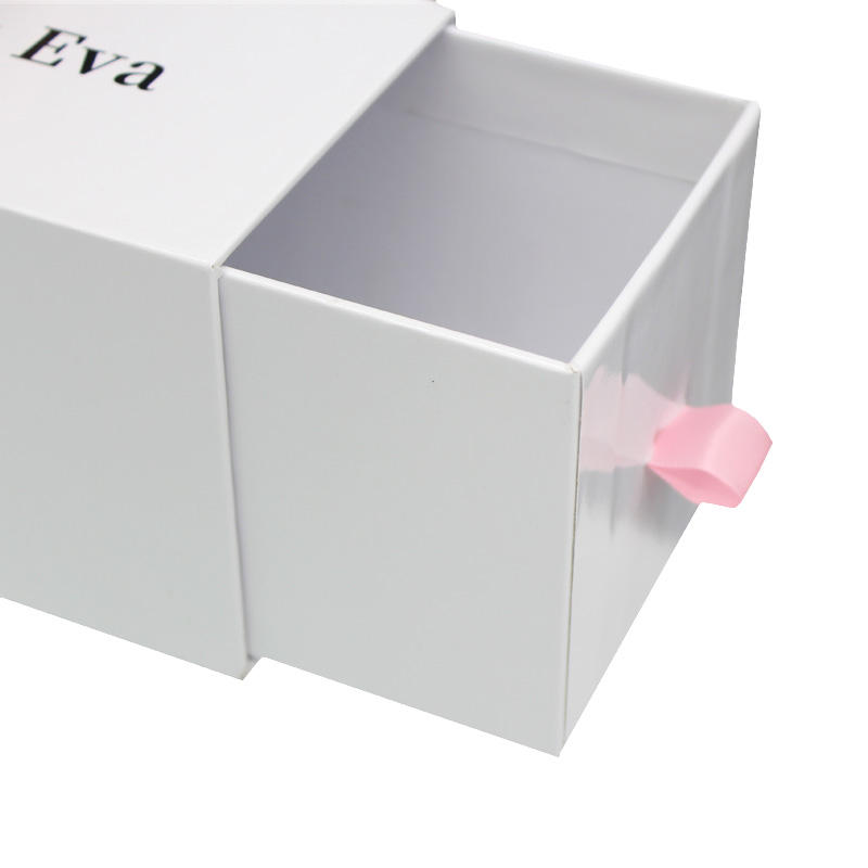 White Cardboard Paper Gift Box For Cosmetic Products