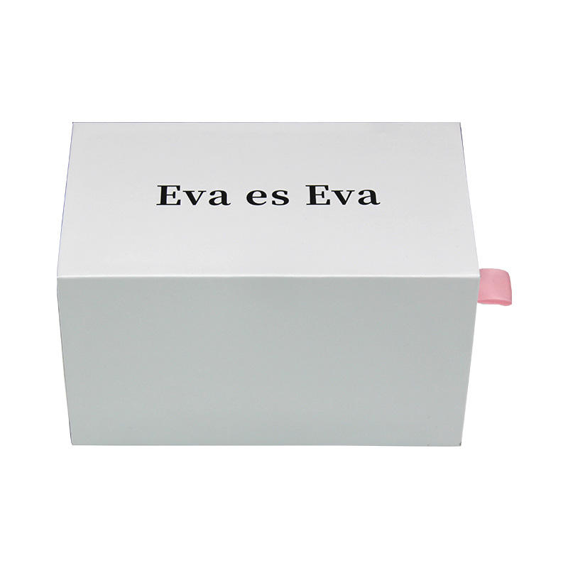 White Cardboard Paper Gift Box For Cosmetic Products