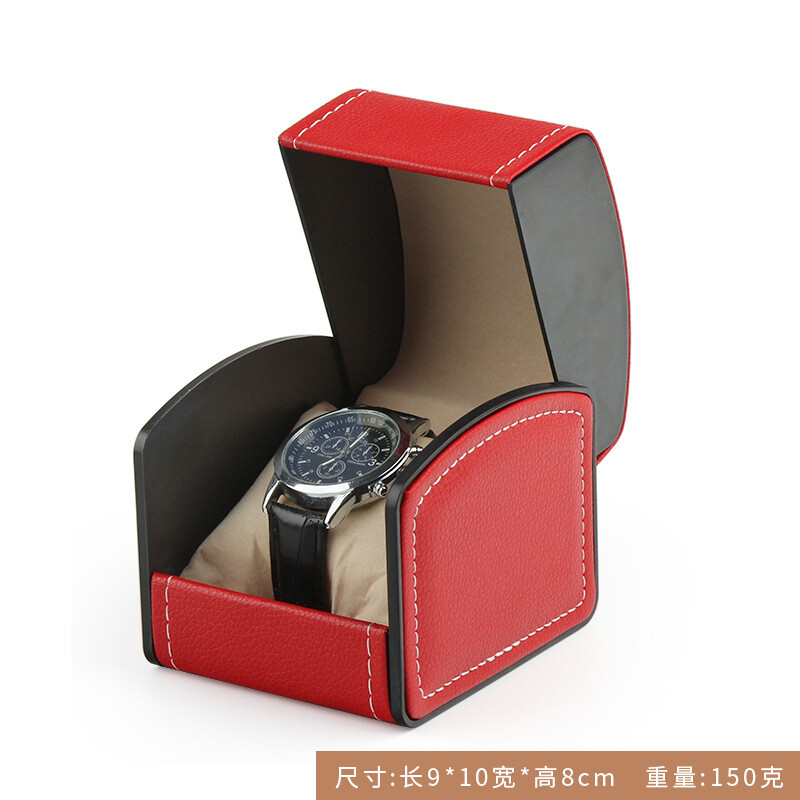 European style men's leather watch mechanical case storage box