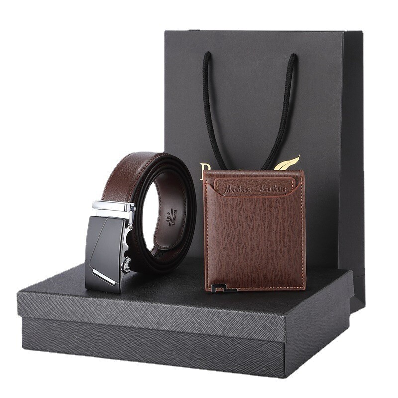 Gift wallet belt and gift box