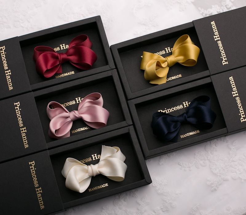 Gold Foil Hair Accessories Clips Hairpins_Packaging Box