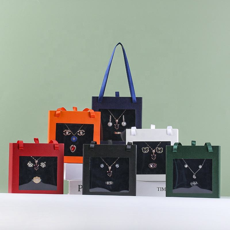 Jewelry Box Sliding Drawer Earring Bracelet Packaging Cardboard Gift Box