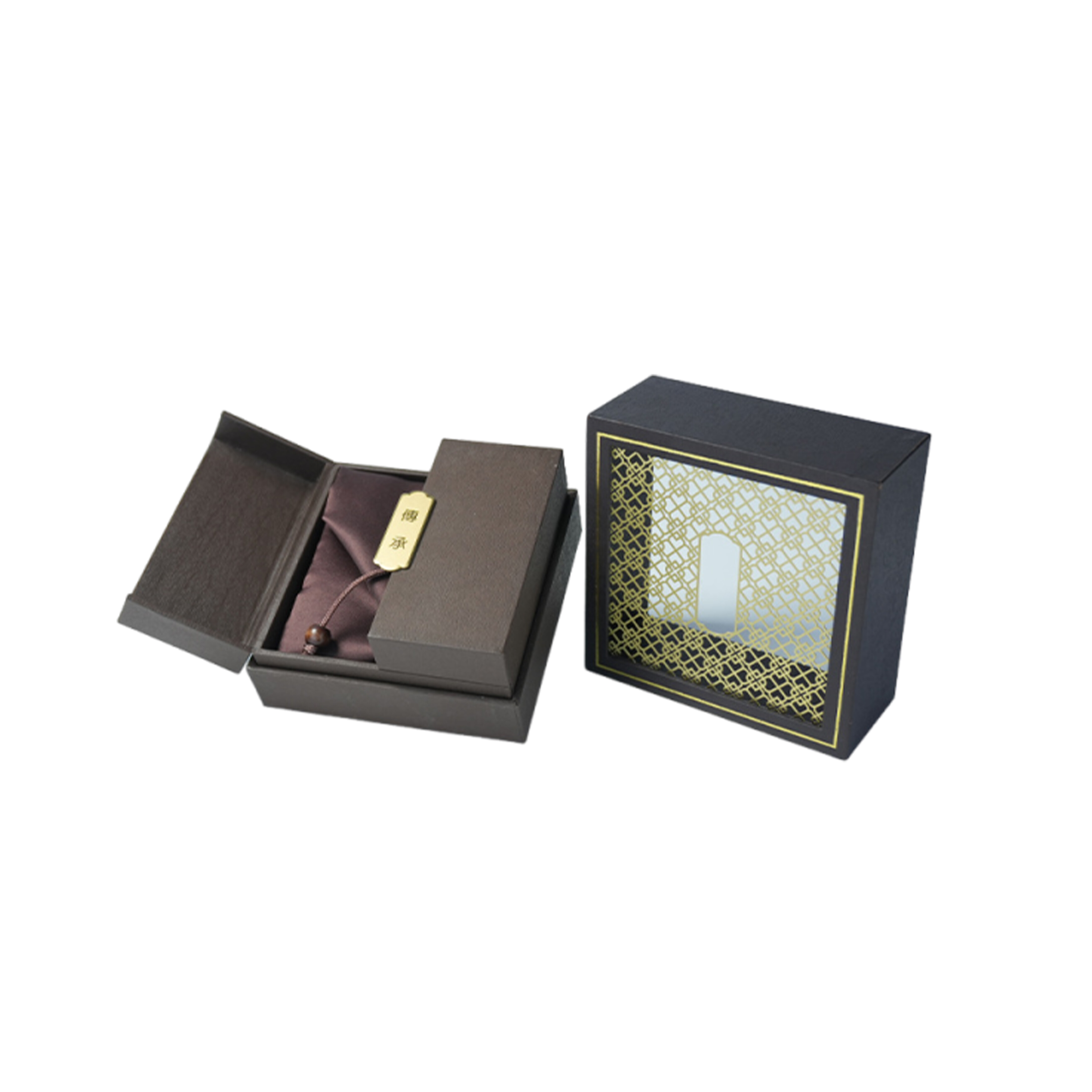Retro-style collectible bracelet jewelry packaging box