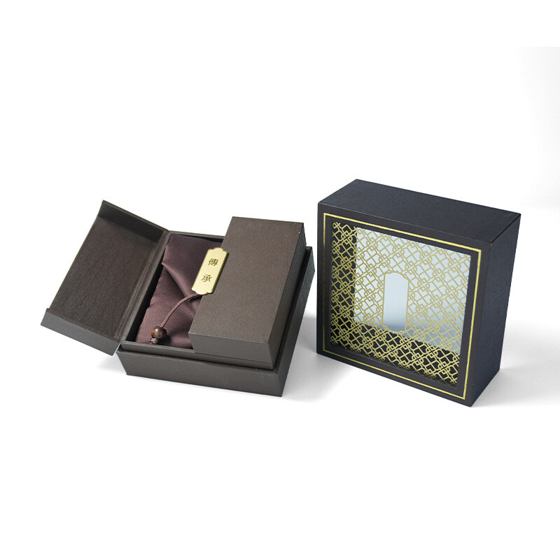 Retro-style collectible bracelet jewelry packaging box